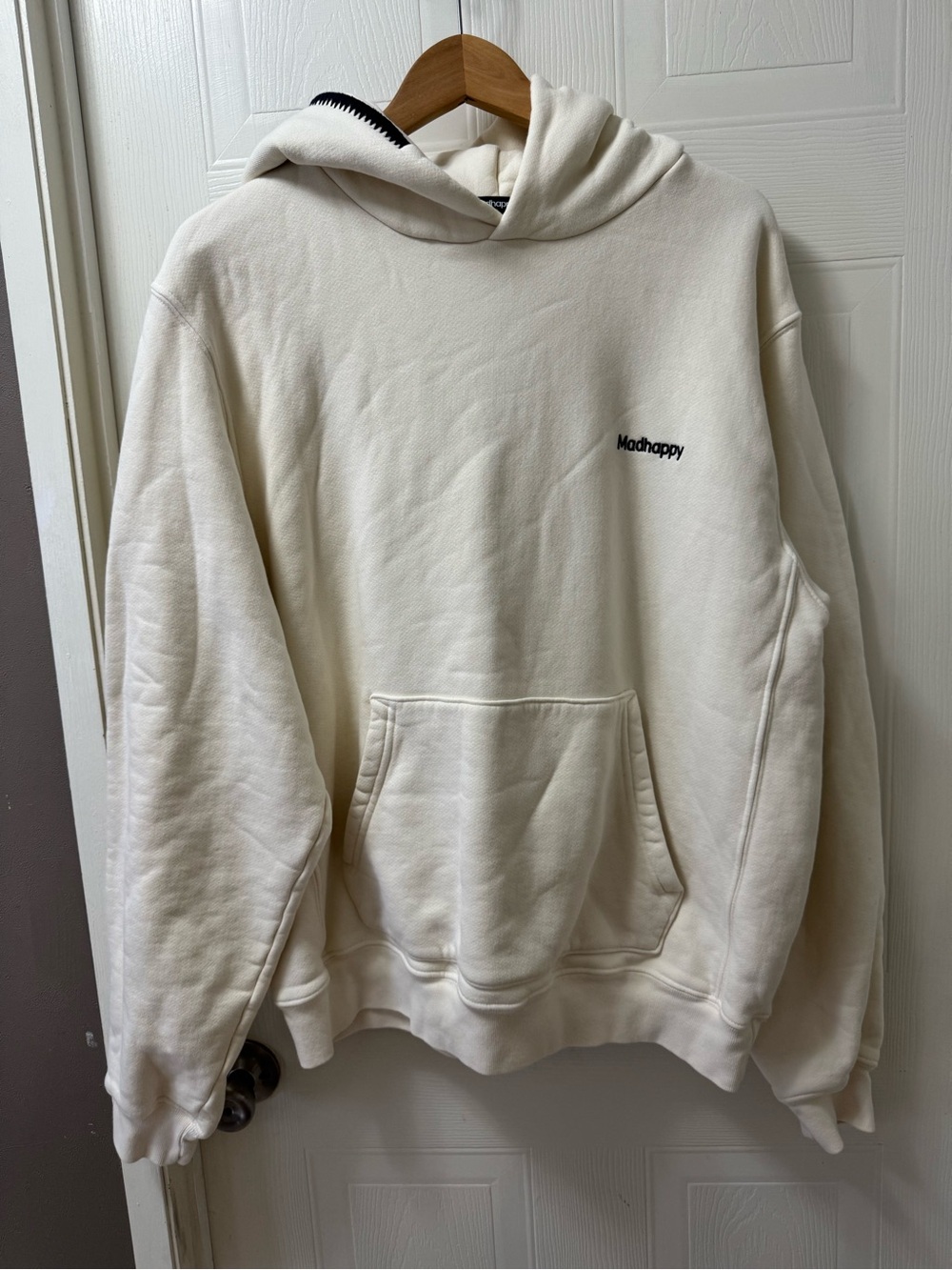 Madhappy Cream Logo Hoodie - Picture 10 of 10